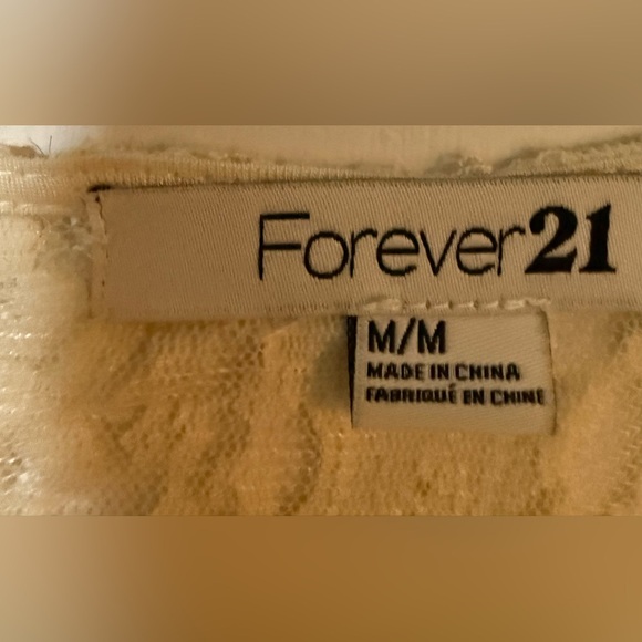 Forever 21 Cream Lace Mini Dress - Picture 4 of 7
